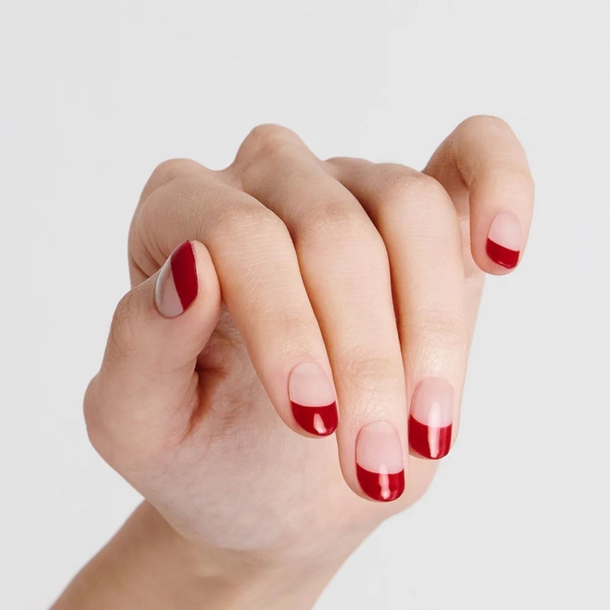 Ohora Semi - Cured Gel Nail - N Ruby French | La Cosmetique