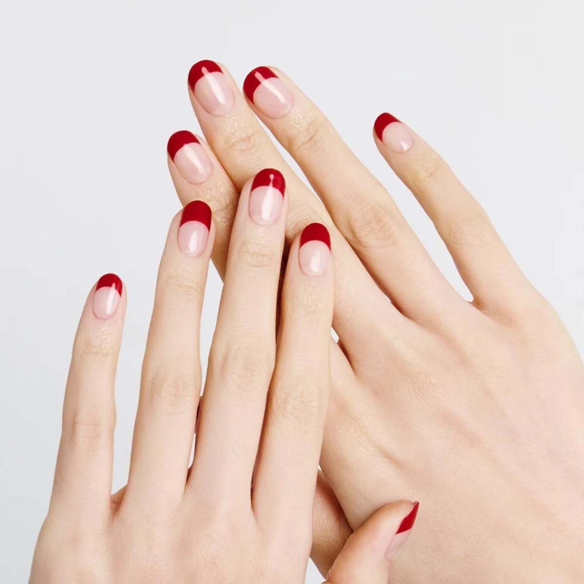 Ohora Semi - Cured Gel Nail - N Ruby French | La Cosmetique