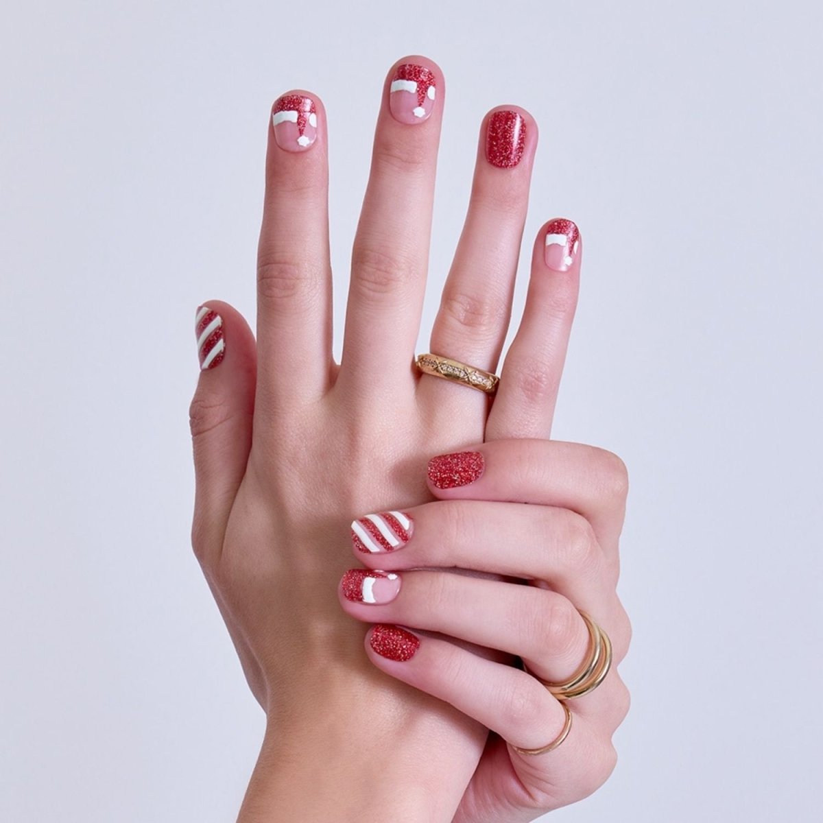 Ohora Semi - Cured Gel Nail - N Santa Cane | La Cosmetique