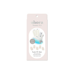 Semi-Cured Gel Nail - W Cream Cotton Starter Kit