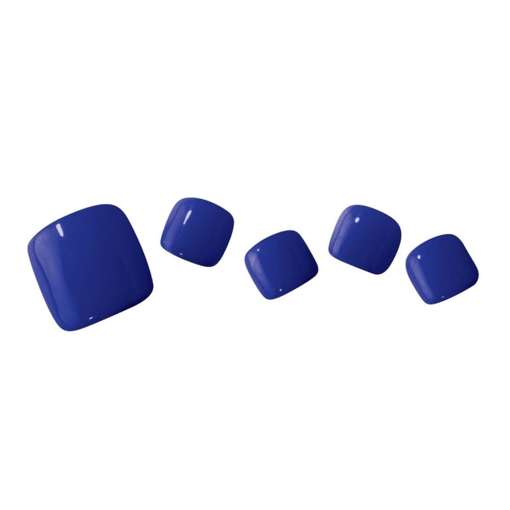 Semi-Cured Gel Pedicure - P Cobalt Blue