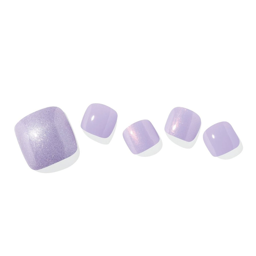 Semi-Cured Gel Pedicure - P Mauve Universe