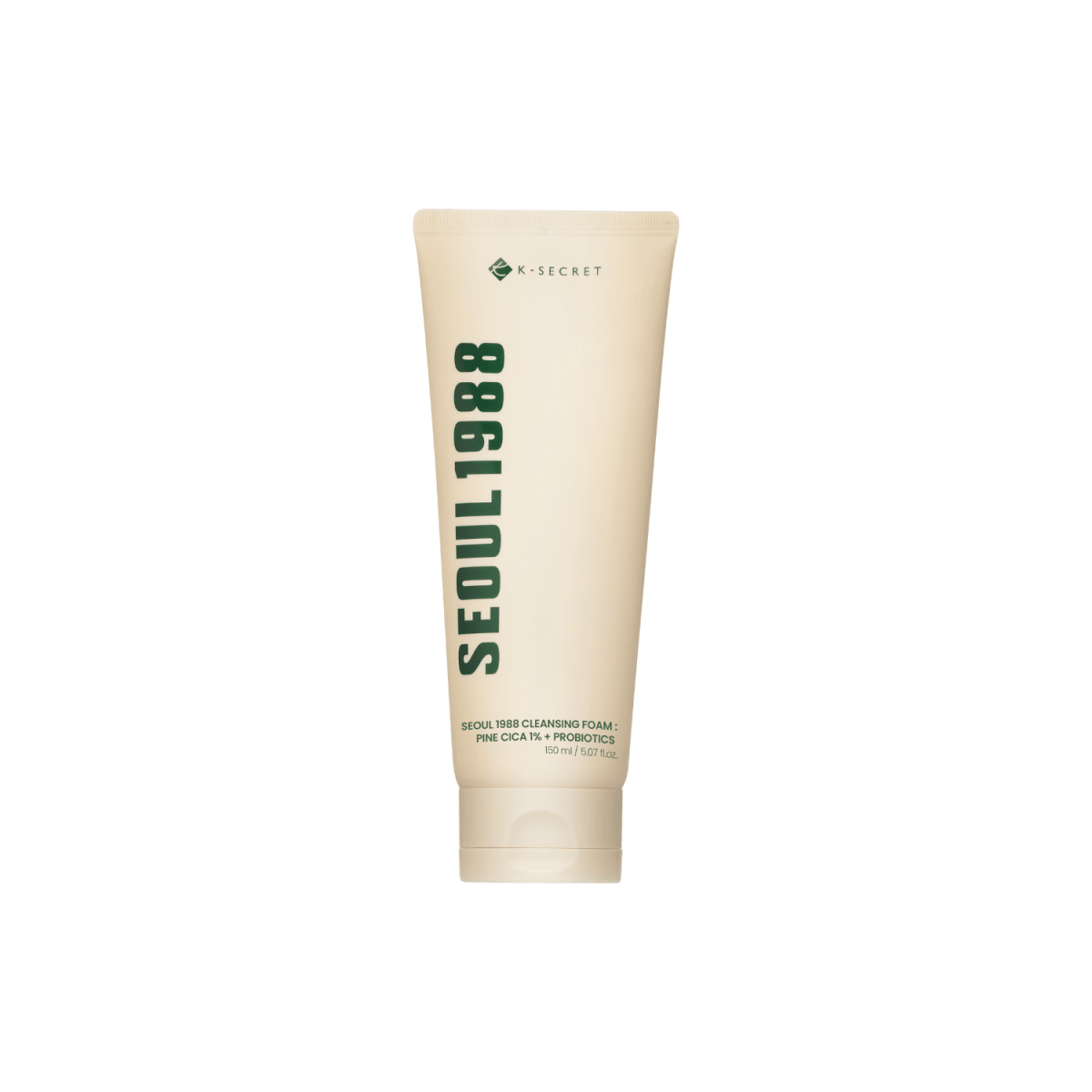 K - Secret Seoul 1988 Cleansing Foam: Pine Cica 1% + Probiotics 150ml | La Cosmetique