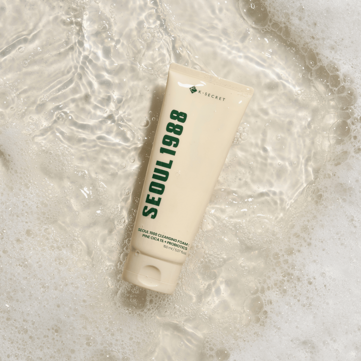K - Secret Seoul 1988 Cleansing Foam: Pine Cica 1% + Probiotics 150ml | La Cosmetique