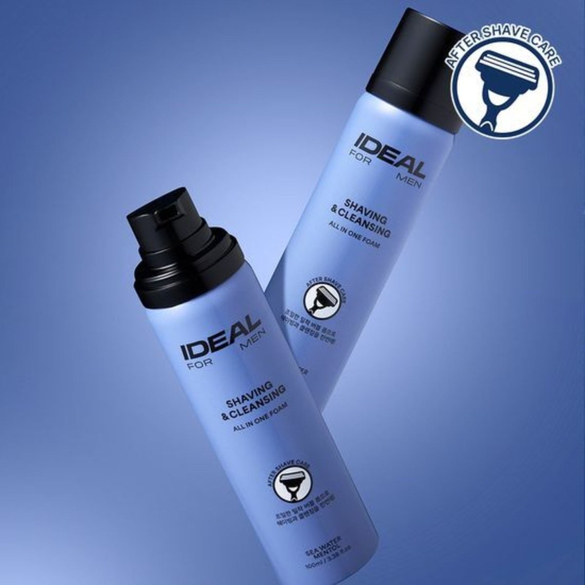 Ideal For Men Shaving And Cleansing All In One Foam 100ml | La Cosmetique