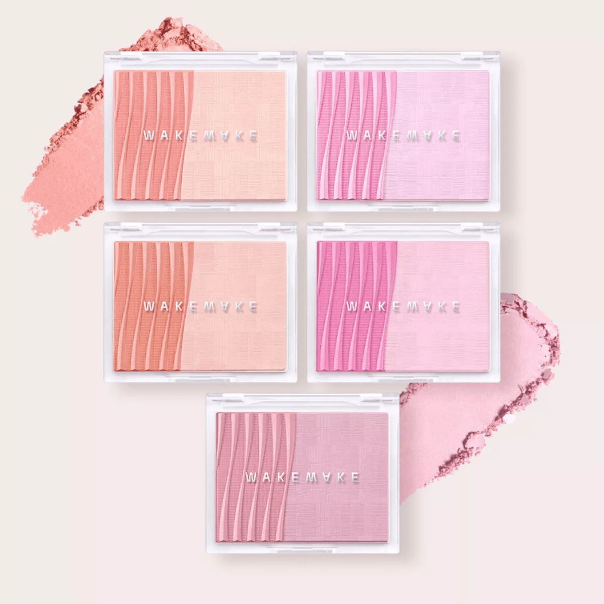 Wakemake Sheer Layering Dual Blusher | La Cosmetique