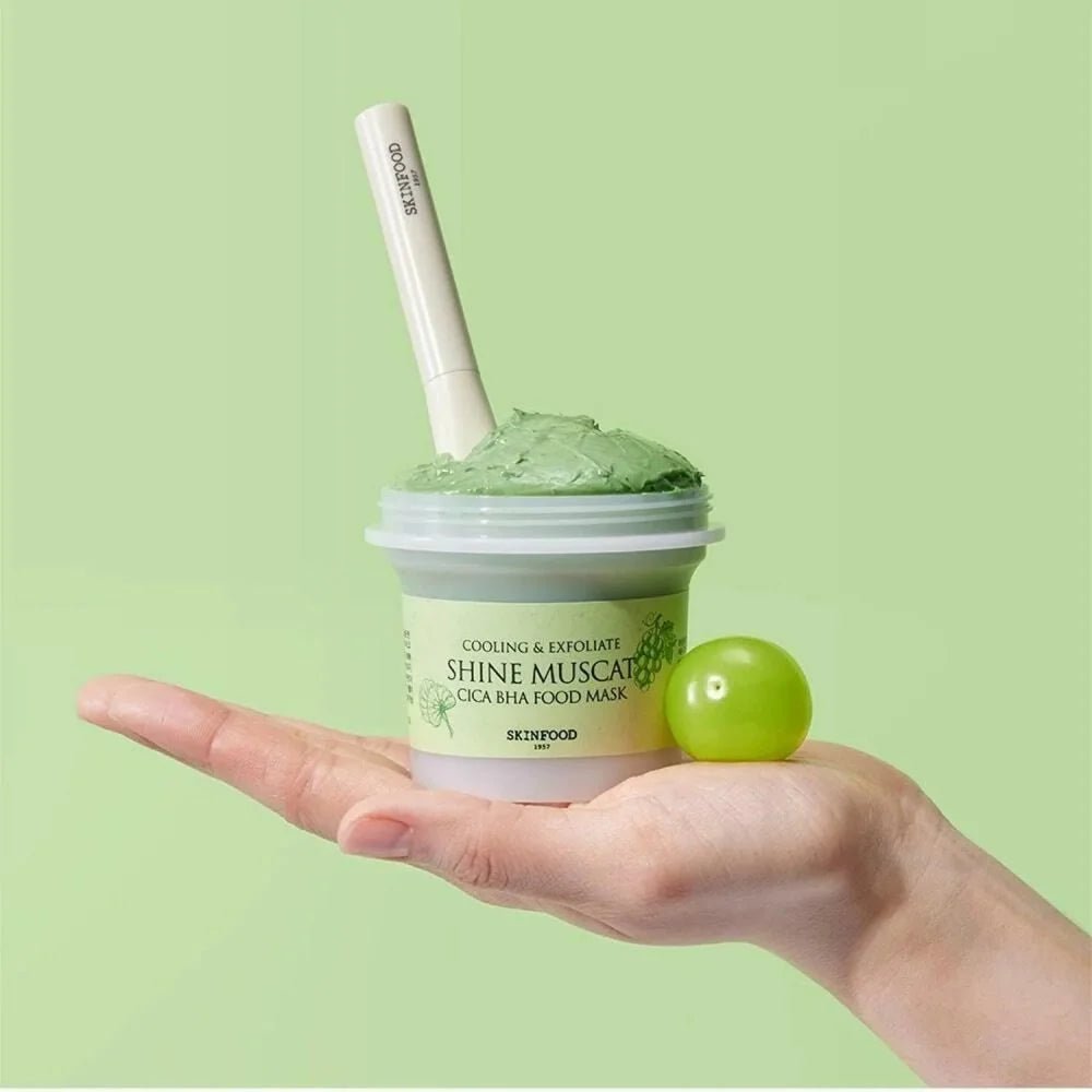 Skinfood Shine Muscat Cica BHA Food Mask [120g] | La Cosmetique