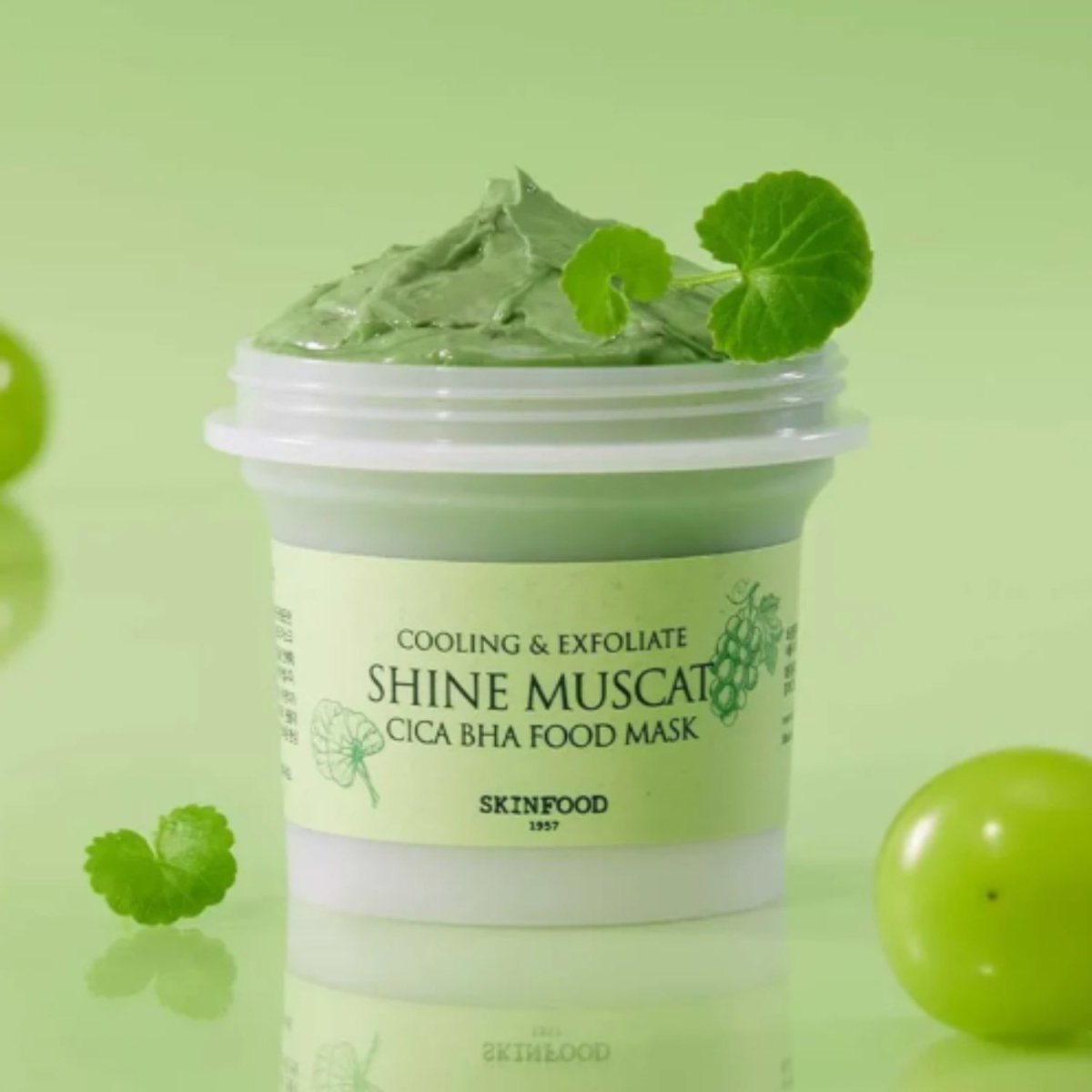 Skinfood Shine Muscat Cica BHA Food Mask [120g] | La Cosmetique