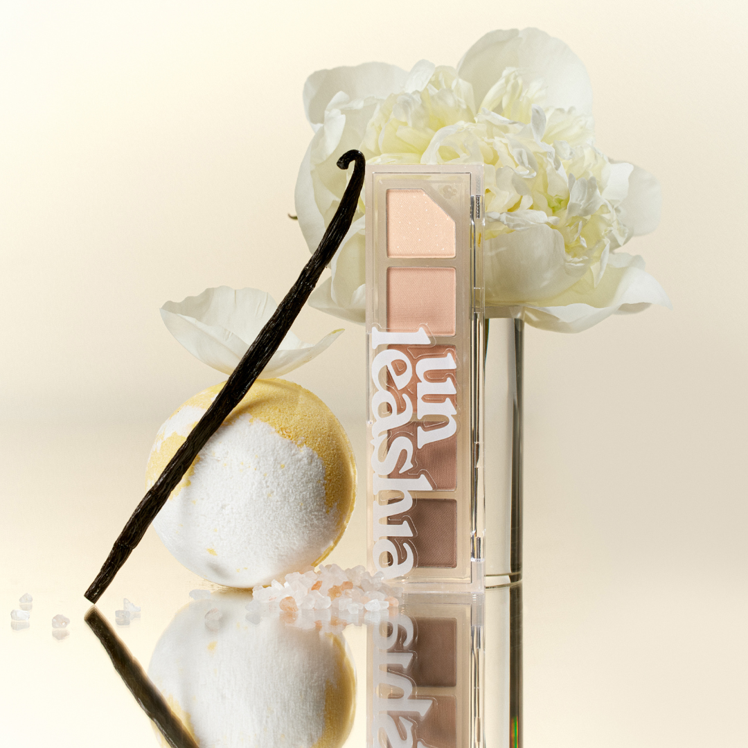 Unleashia Mood Shower Eye Palette with colorful eyeshadow shades in a sleek palette for versatile eye makeup looks.