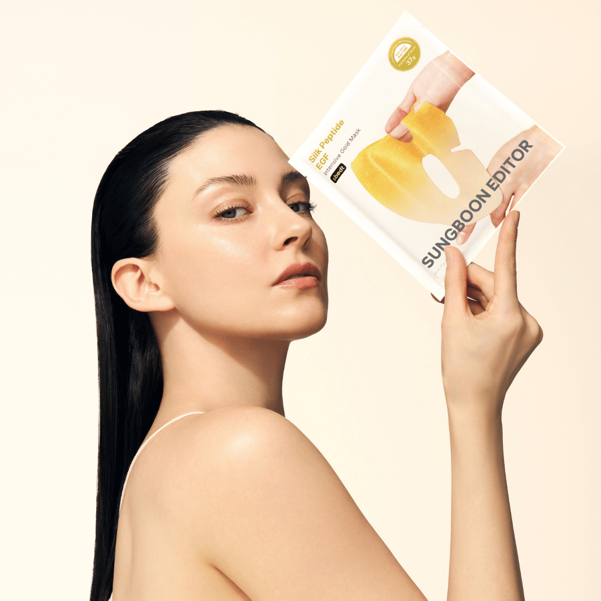 Sungboon Editor Silk Peptide EGF Intensive Gold Sheet Mask [1pc] | La Cosmetique