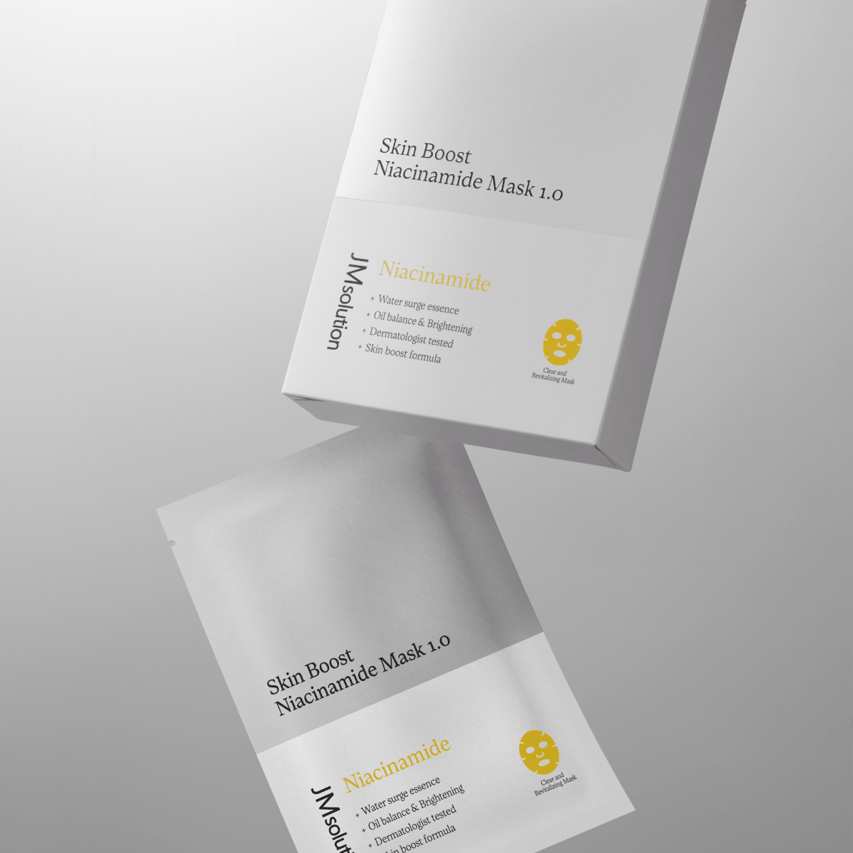 JMsolution Skin Boost Niacinamide Mask Box 1.0 [10pcs] | La Cosmetique