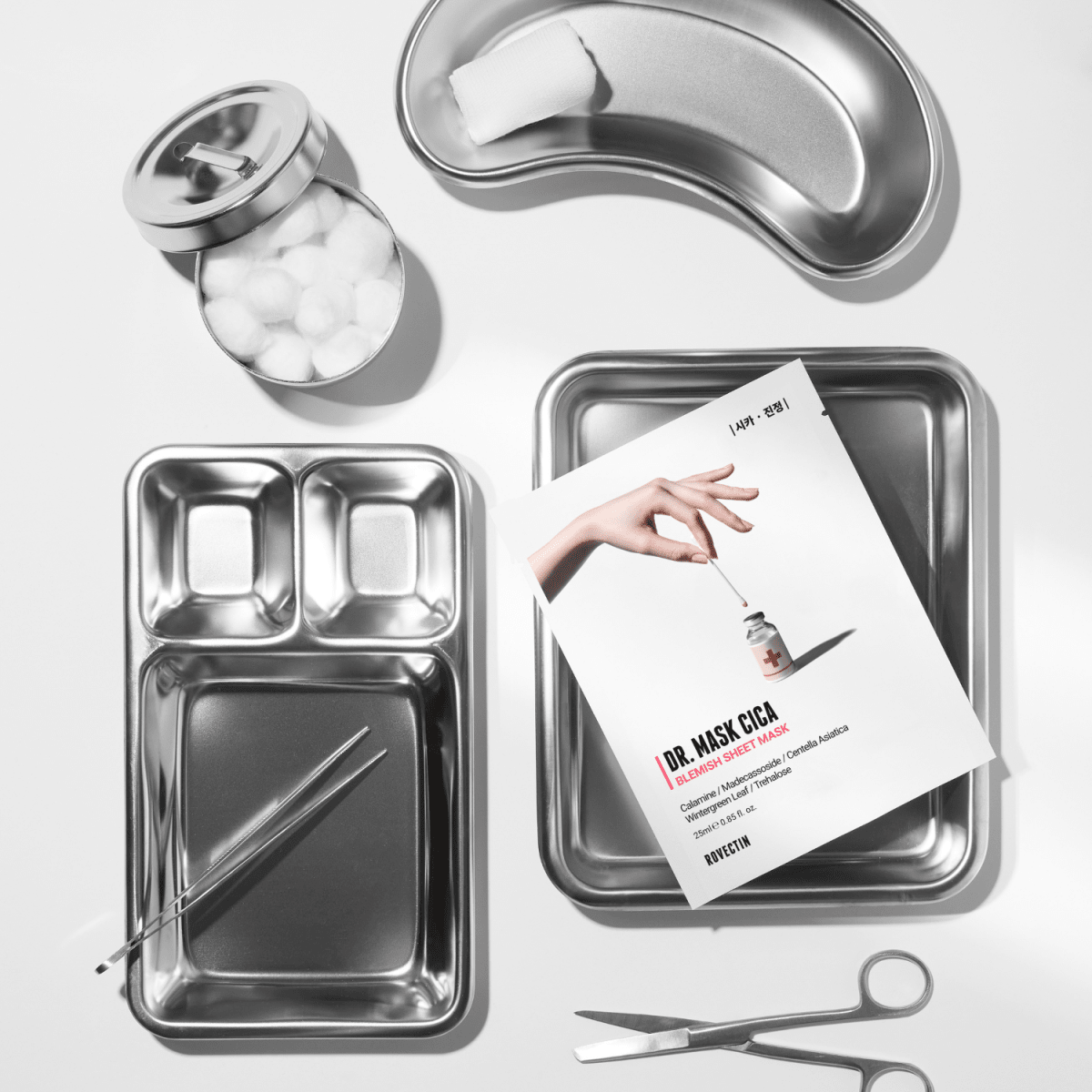 Rovectin Skin Essentials Dr. Mask Cica Box [5pcs] | La Cosmetique