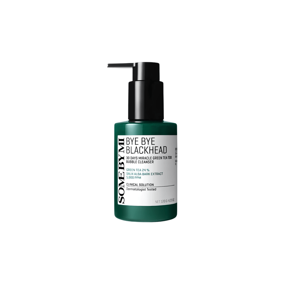 Some By Mi Bye Bye Blackhead 30 Days Miracle Green Tea Tox Bubble Cleanser 120g