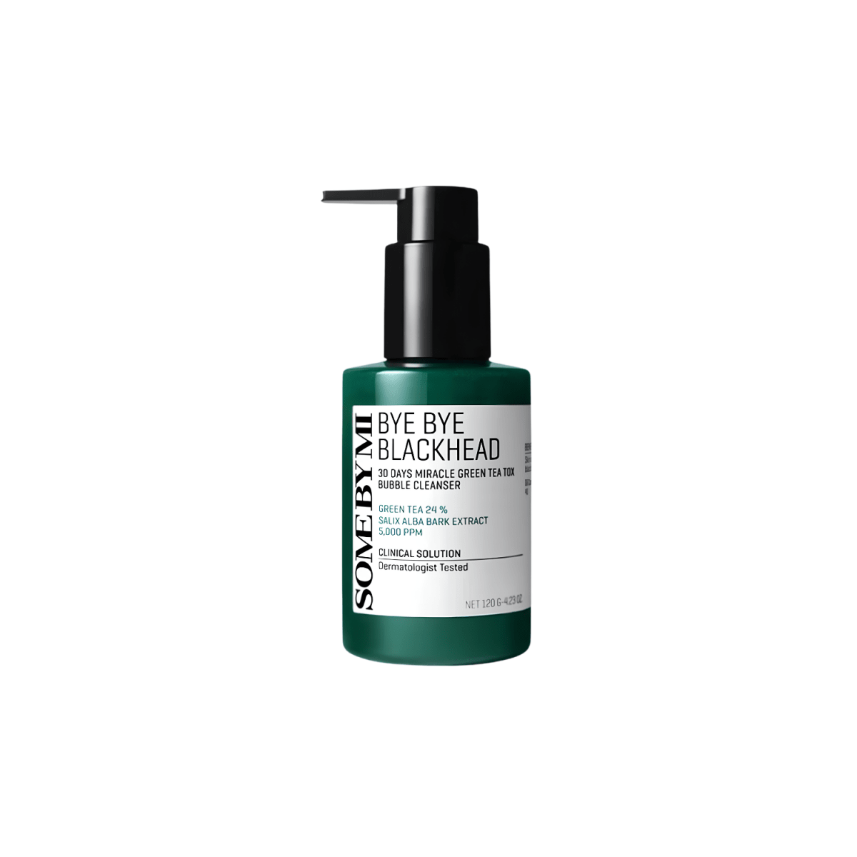 Some By Mi Some By Mi Bye Bye Blackhead 30 Days Miracle Green Tea Tox Bubble Cleanser 120g | La Cosmetique