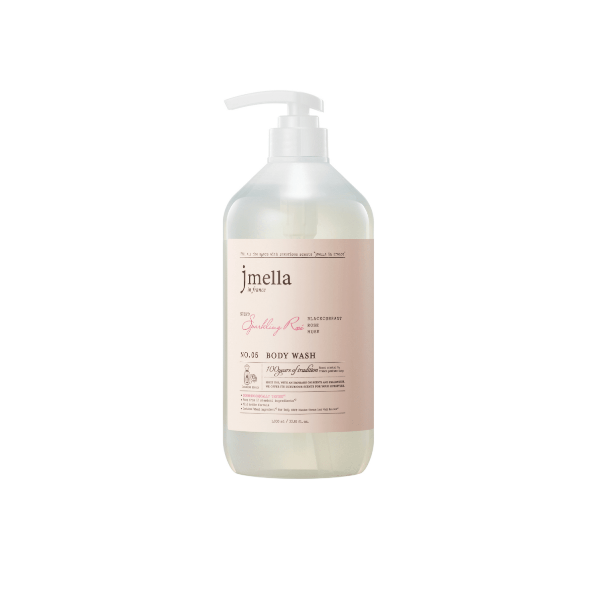 Jmella in France Sparkling Rose Body Wash | La Cosmetique