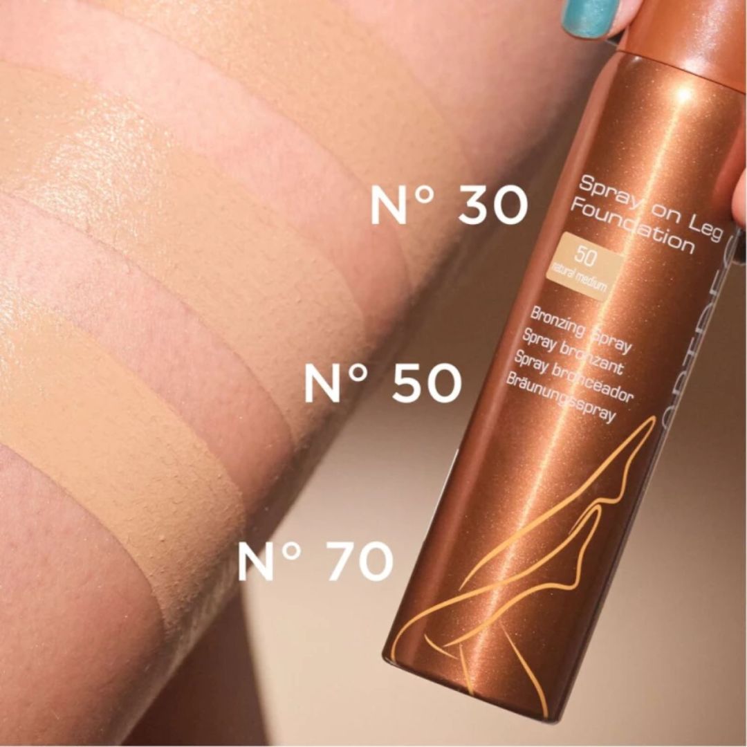 ARTDECO Spray On Leg Foundation liquid foundation bottle for even-looking leg coverage