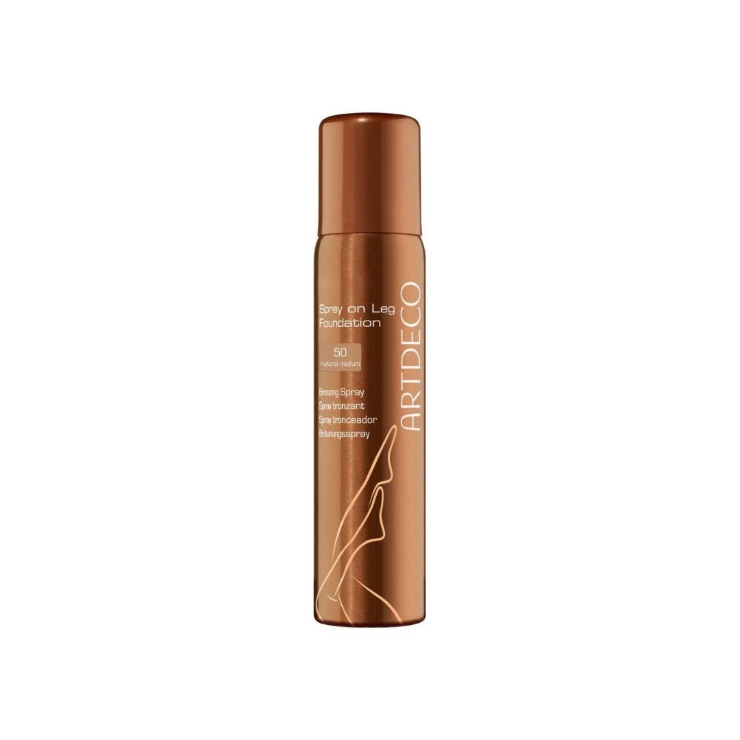 ARTDECO Spray On Leg Foundation liquid foundation bottle and spray applicator
