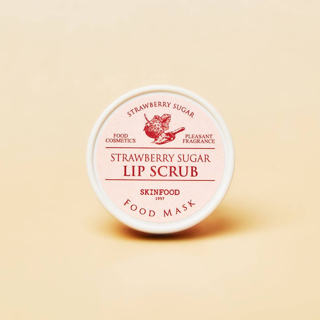 Skinfood Strawberry Sugar Food Mask Lip Scrub [14g] | La Cosmetique