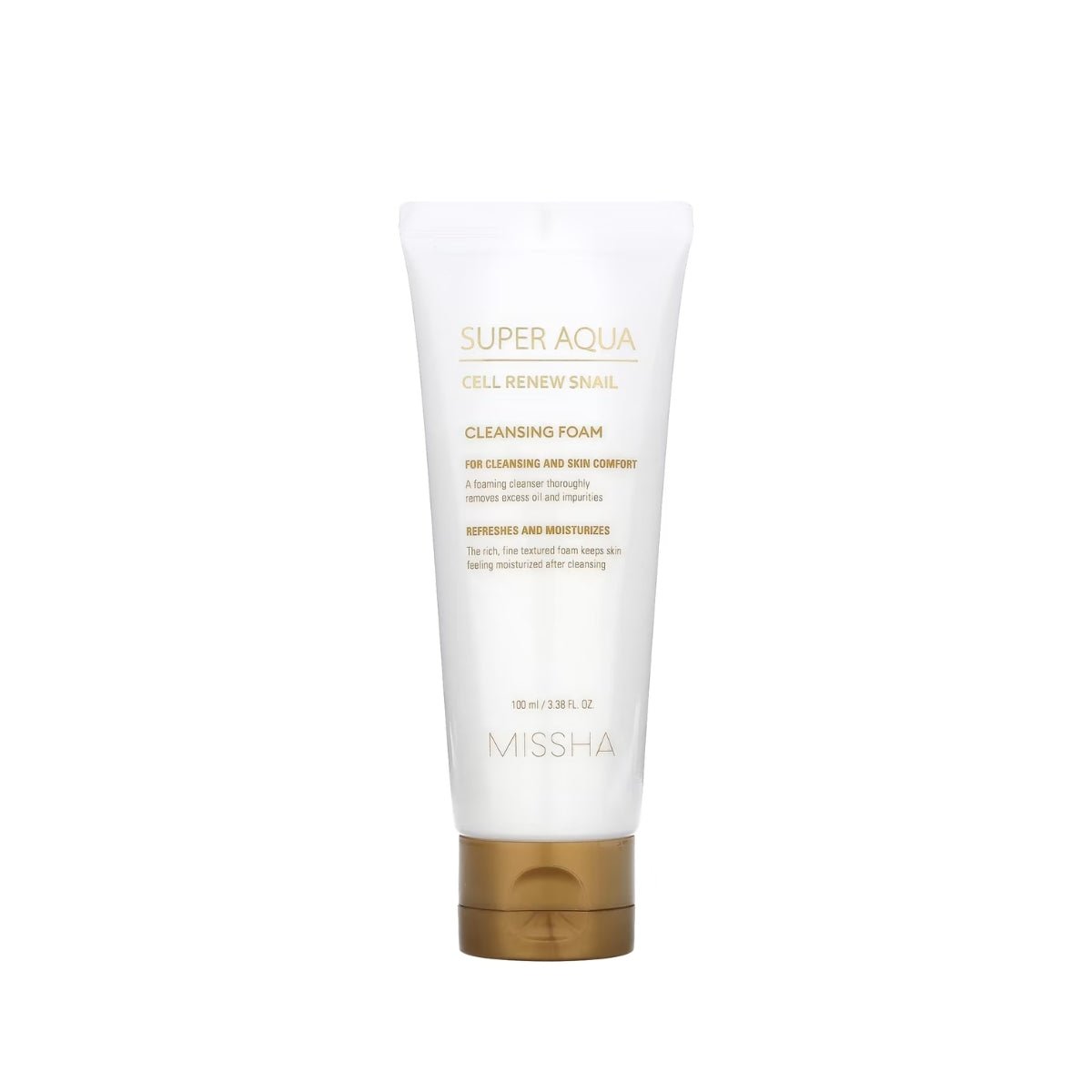 Missha Super Aqua Cell Renew Snail Cleansing Foam 100ml | La Cosmetique