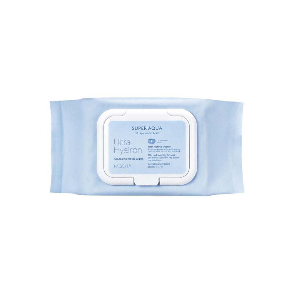 Super Aqua Ultra Hyalron Cleansing Water Wipes 30 Sheets