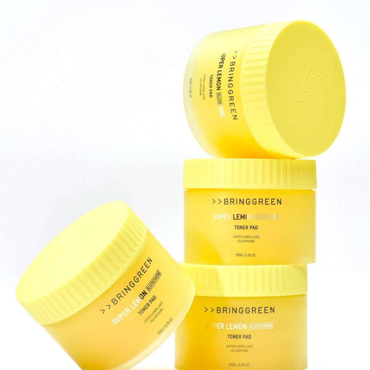 Bring Green Super Lemon Glutathione Toner Pad Refill Set | La Cosmetique