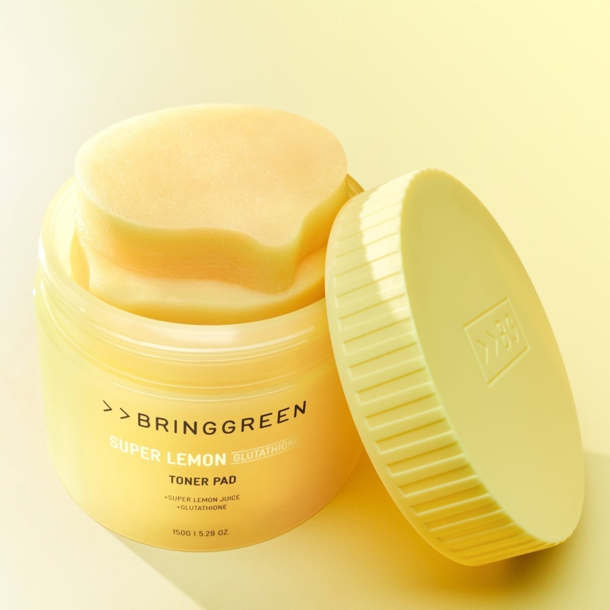 Bring Green Super Lemon Glutathione Toner Pad Refill Set | La Cosmetique