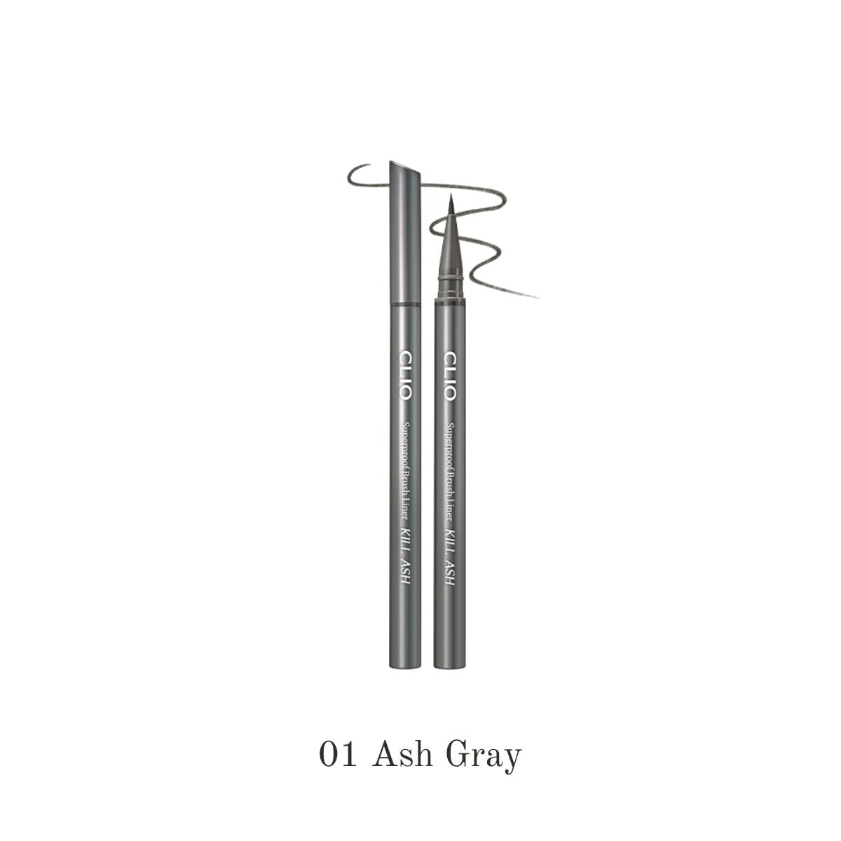 Clio Superproof Brush Liner Kill Ash | La Cosmetique
