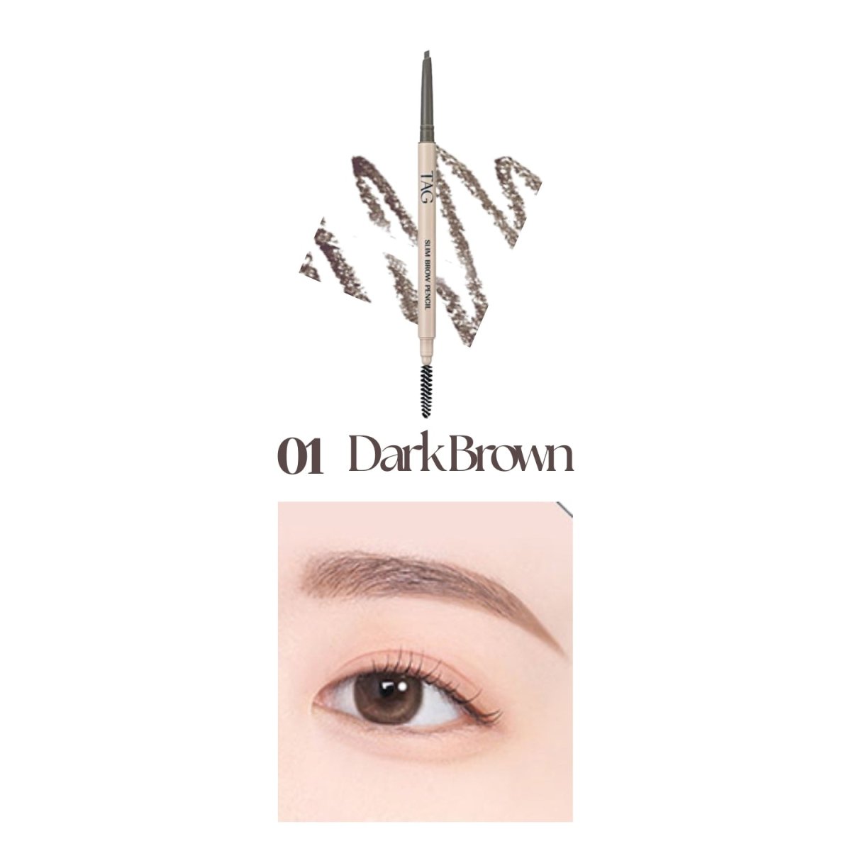 Too Cool For School Tag Slim Brow Pencil | La Cosmetique