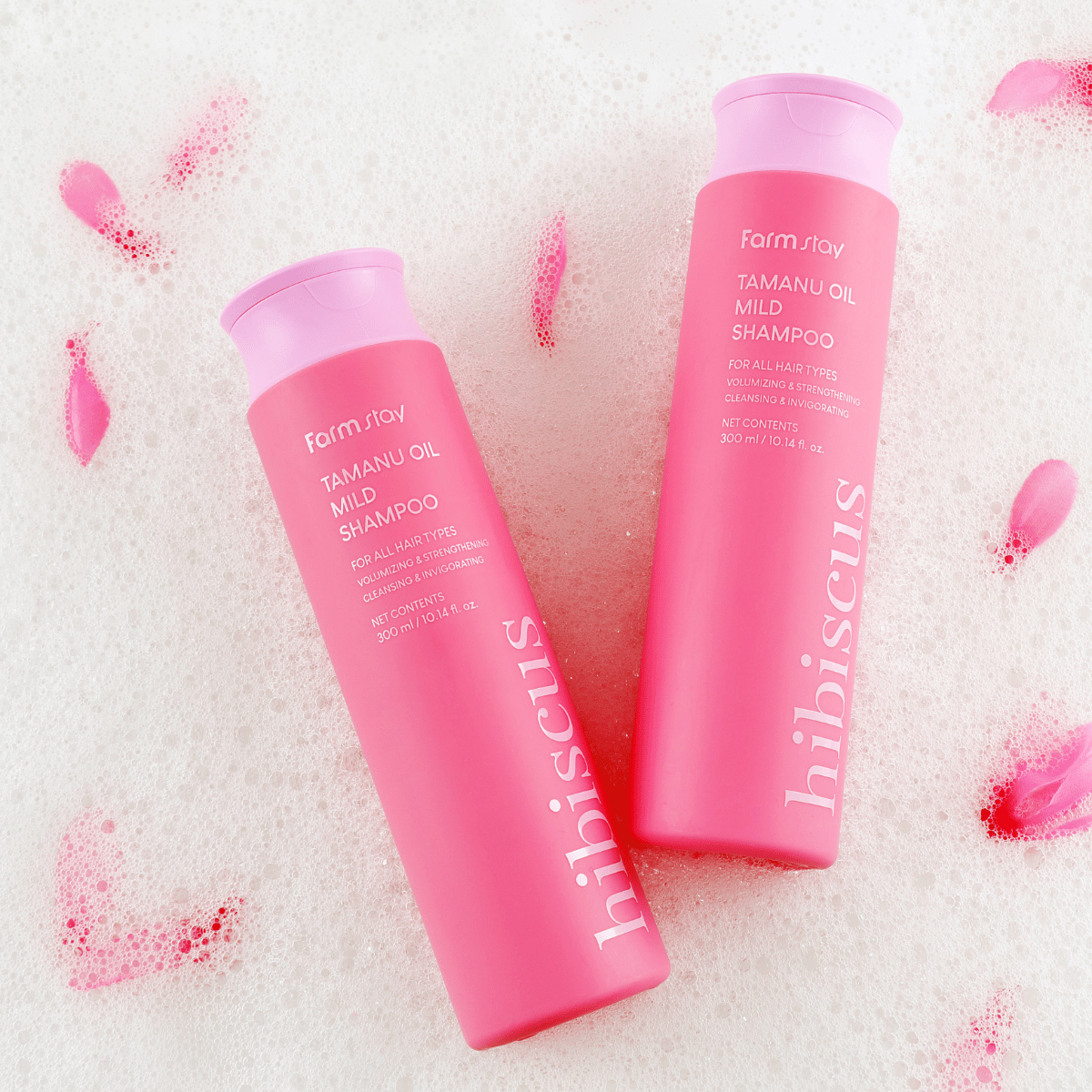 Farmstay Tamanu Oil Mild Shampoo Hibiscus 300ml | La Cosmetique