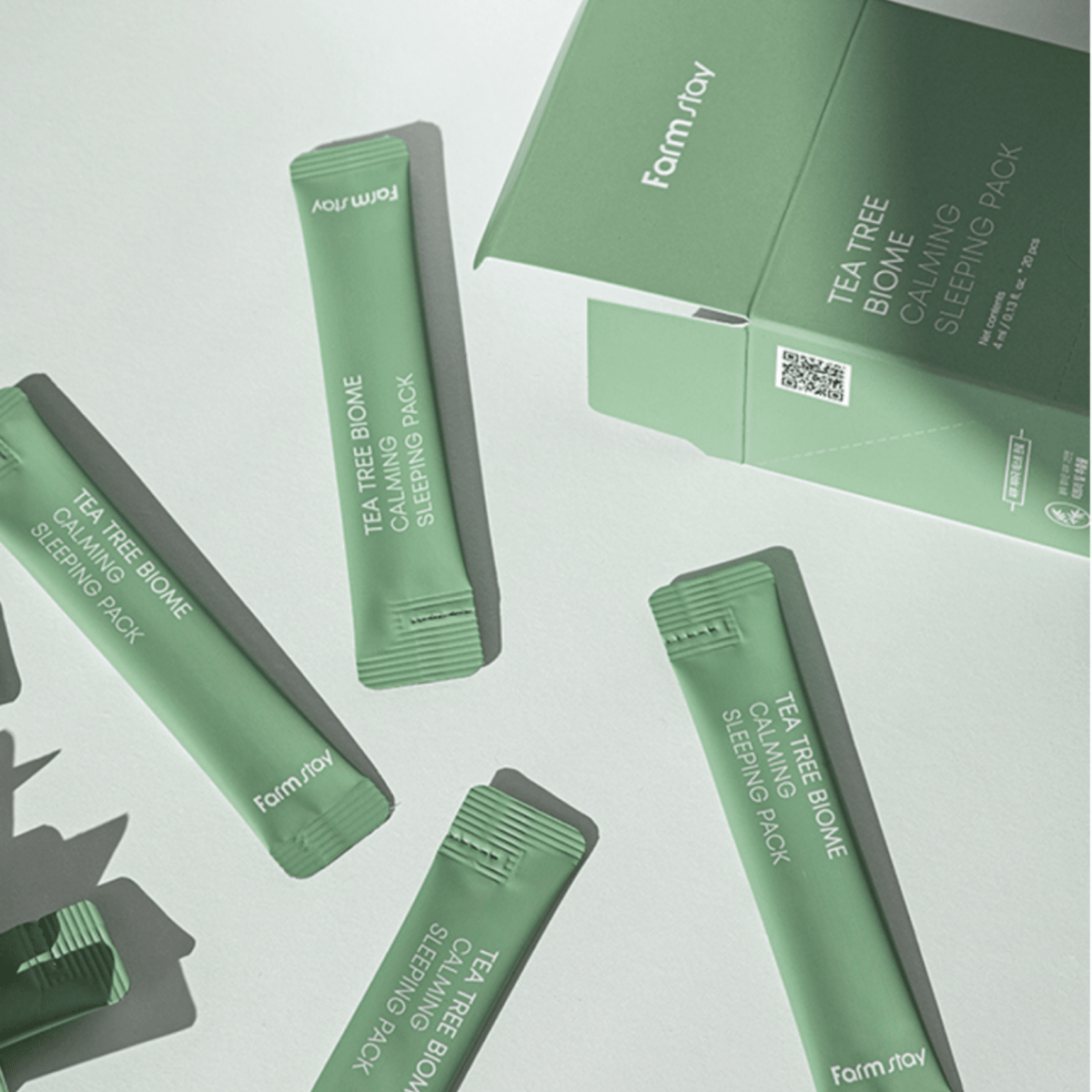 Farmstay Tea Tree Biome Calming Sleeping Pack 20pcs | La Cosmetique