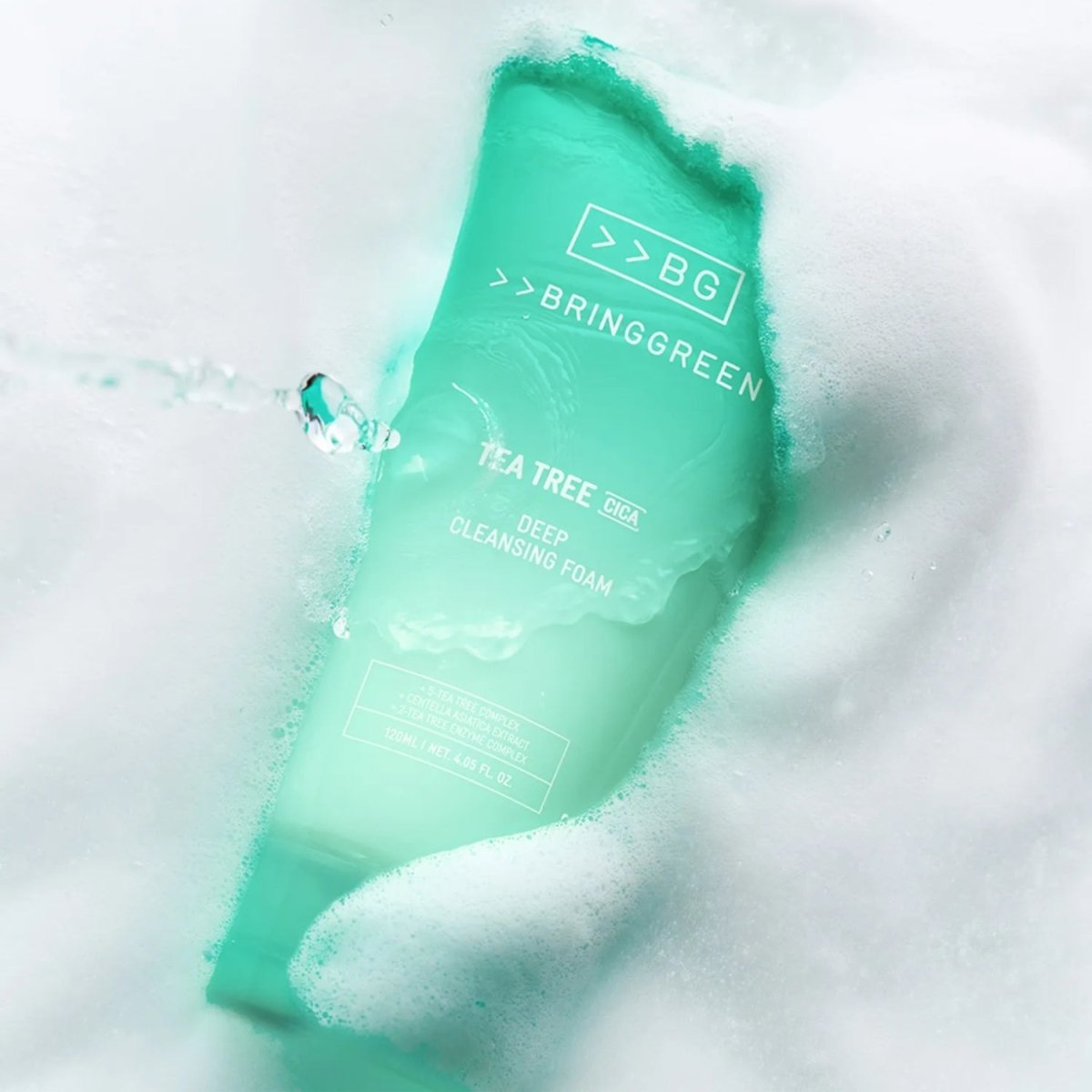 Bring Green Tea Tree Cica Deep Cleansing Foam [120ml] | La Cosmetique