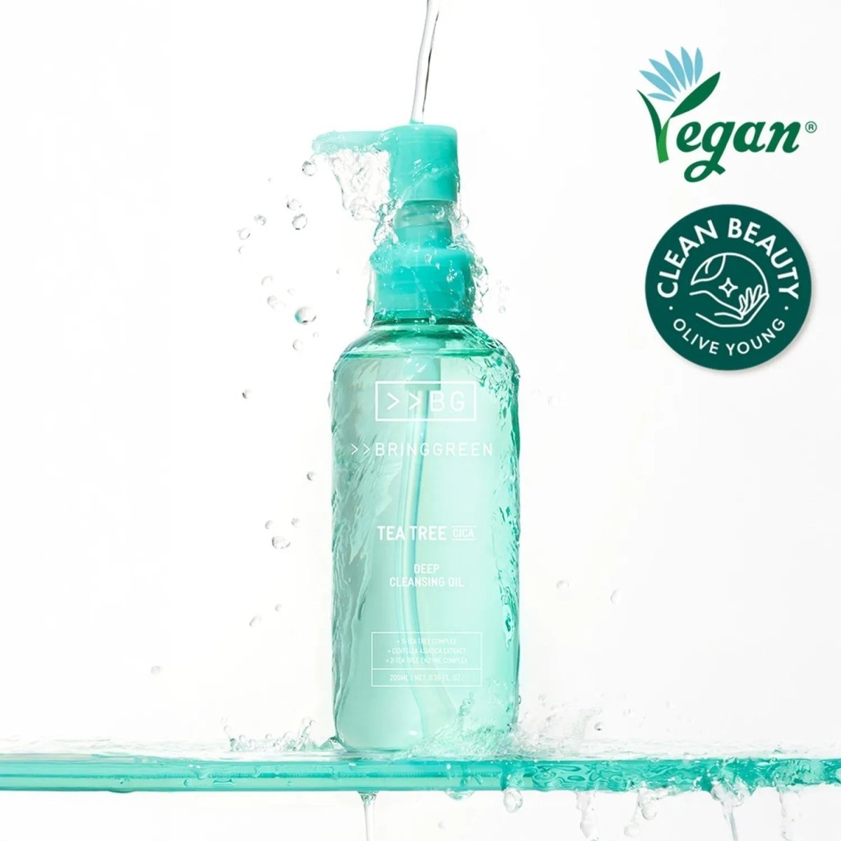 Bring Green Tea Tree Cica Deep Cleansing Oil [200ml] | La Cosmetique