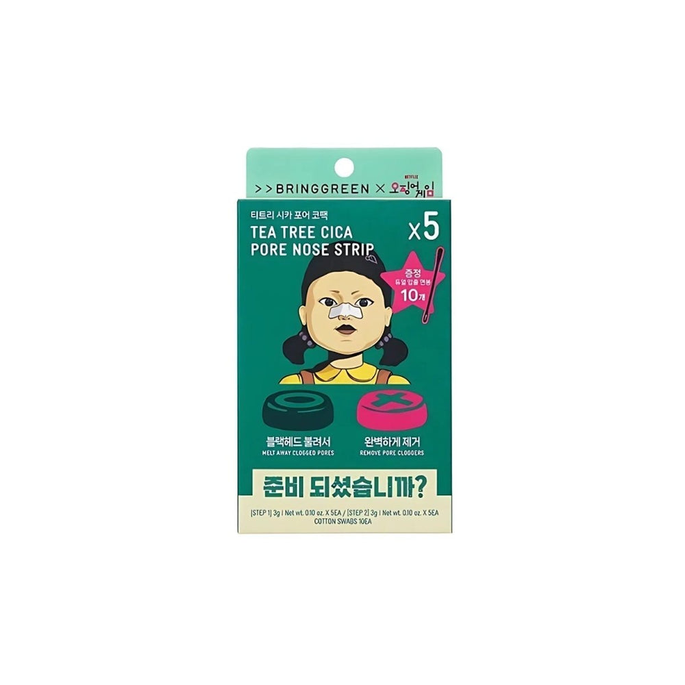 Tea Tree Cica Pore Nose Strip [5pcs]