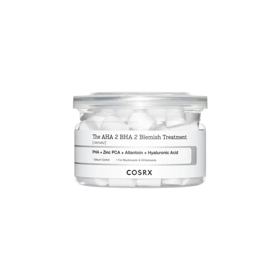 COSRX AHA 2 BHA 2 Blemish Treatment Serum 120g bottle against a plain background
