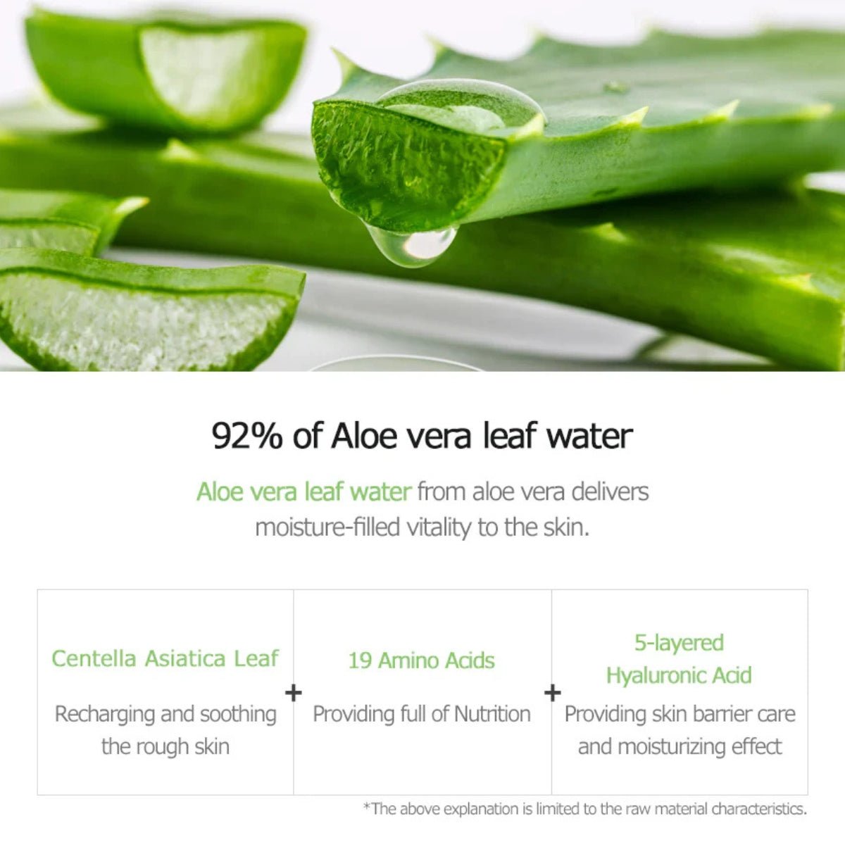 JMsolution The Natural Aloe Soothing Gel Cica Plus Calming [300ml] | La Cosmetique