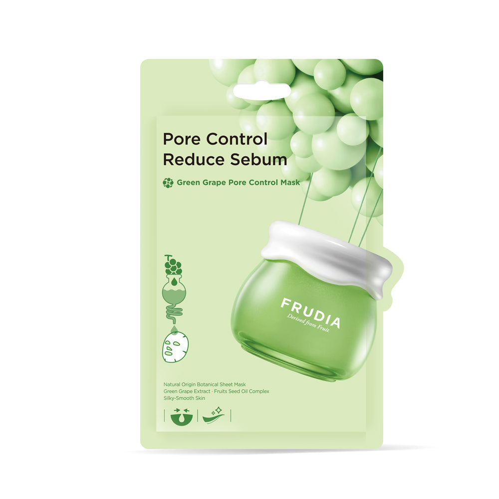 Frudia Green Grape Pore Control Mask 20ml (10pcs)  -La Cosmetique