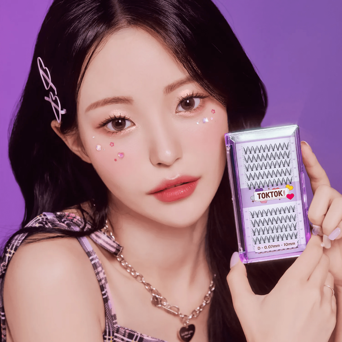 Coringco Toktokhara Check Eyelash [100pcs] | La Cosmetique