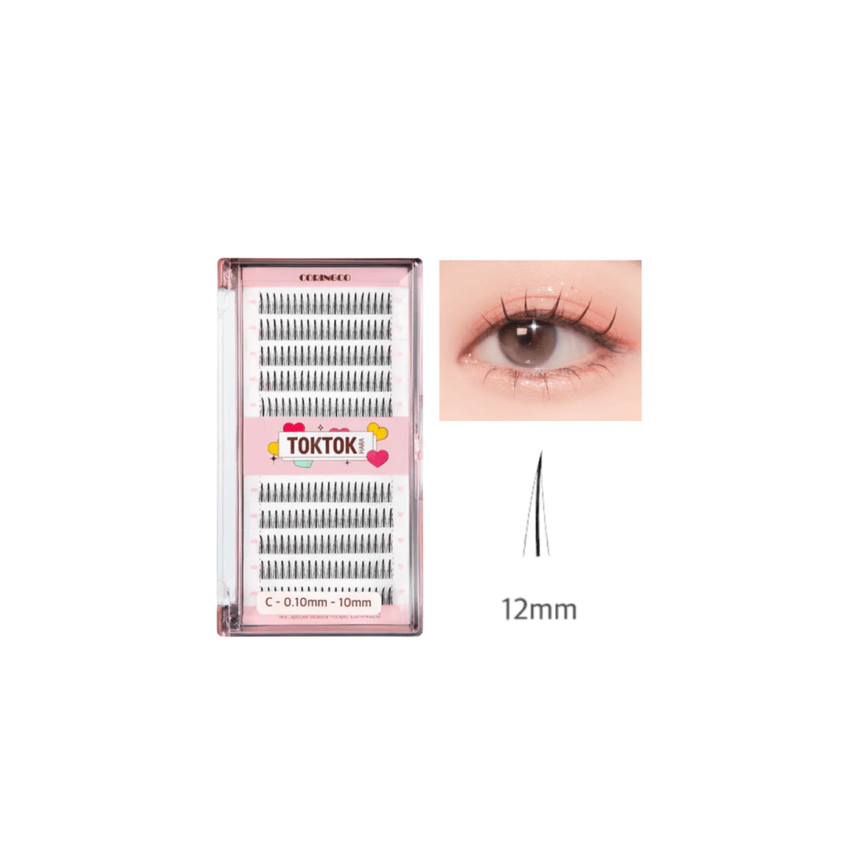 Coringco Toktokhara Filter Eyelash [200pcs] | La Cosmetique