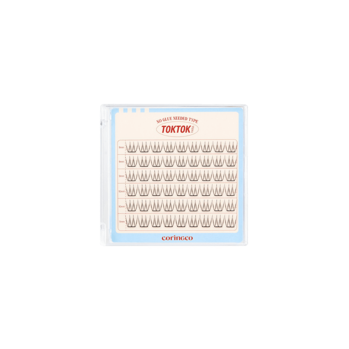 Coringco Toktokhara No Glue Eyelash [54pcs] | La Cosmetique