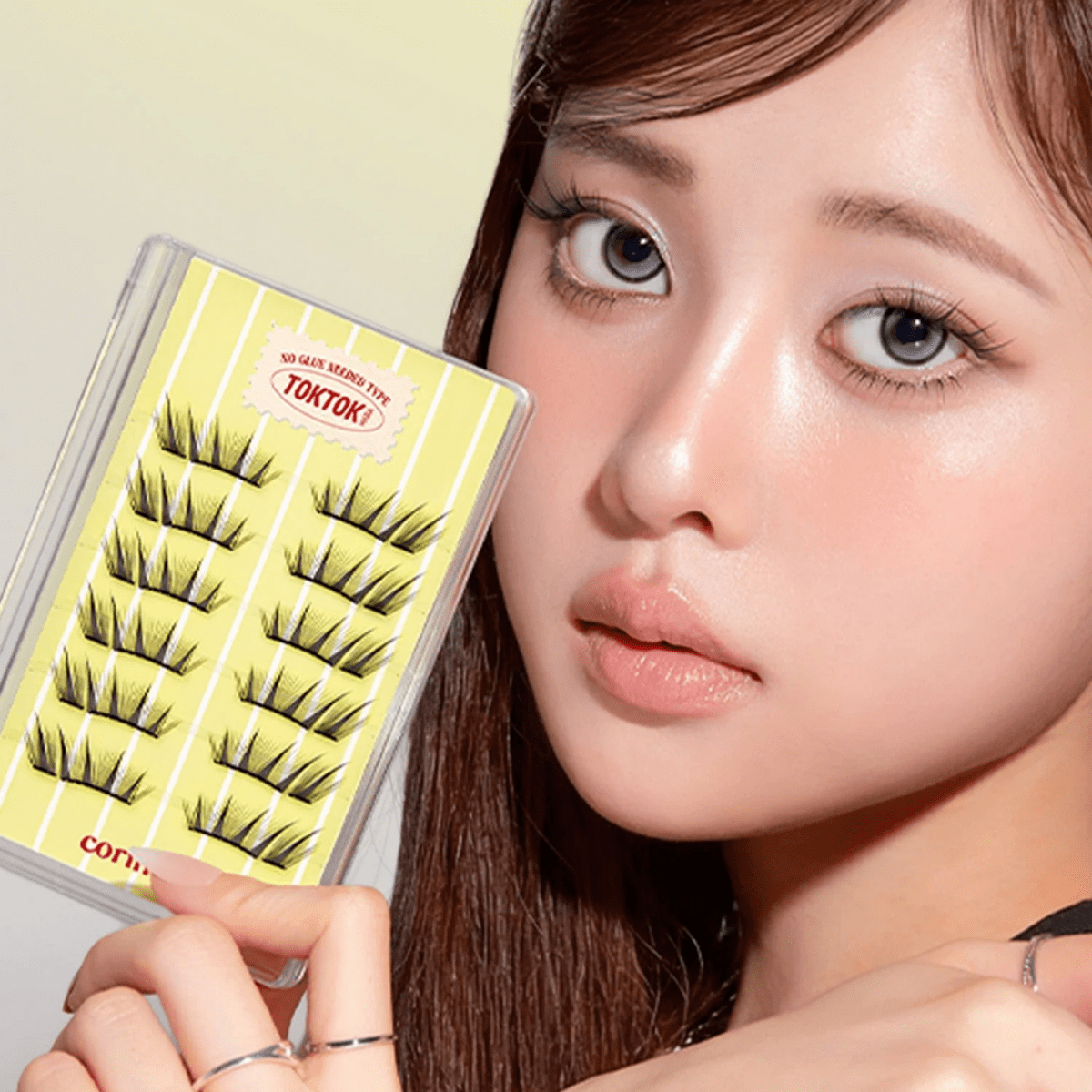 Coringco Toktokhara No Glue Half Eyelash [24pcs] | La Cosmetique