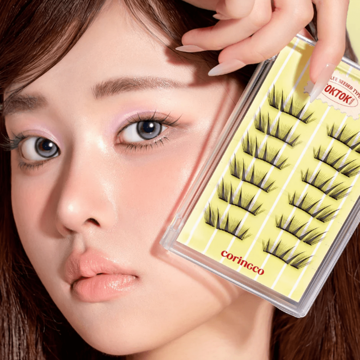 Coringco Toktokhara No Glue Half Eyelash [24pcs] | La Cosmetique