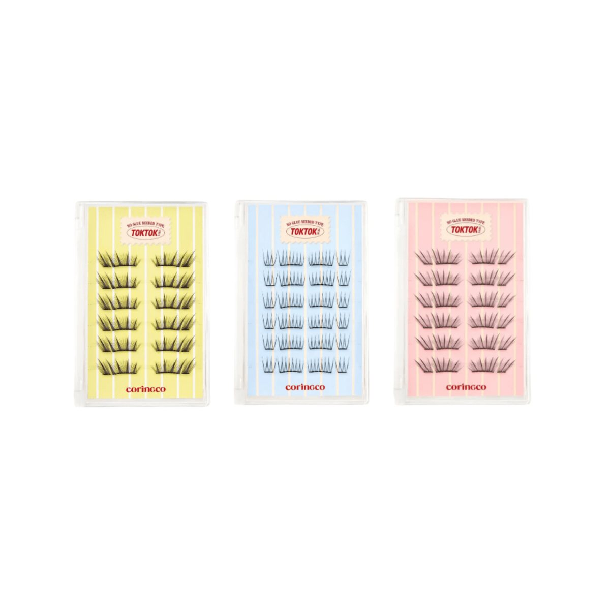 Coringco Toktokhara No Glue Half Eyelash [24pcs] | La Cosmetique