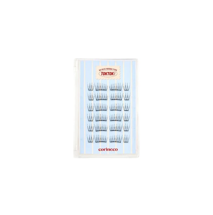 Coringco Toktokhara No Glue Half Eyelash [24pcs] | La Cosmetique