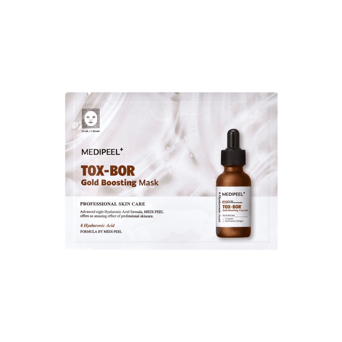 MEDIPEEL+ Tox - Bor Gold Boosting Mask 25ml | La Cosmetique