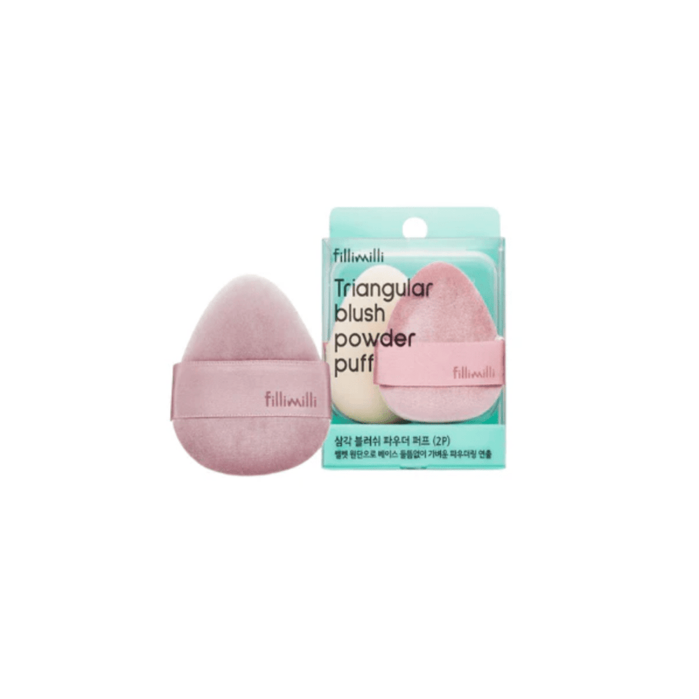 Triangular Blush Powder Puff [2pcs]