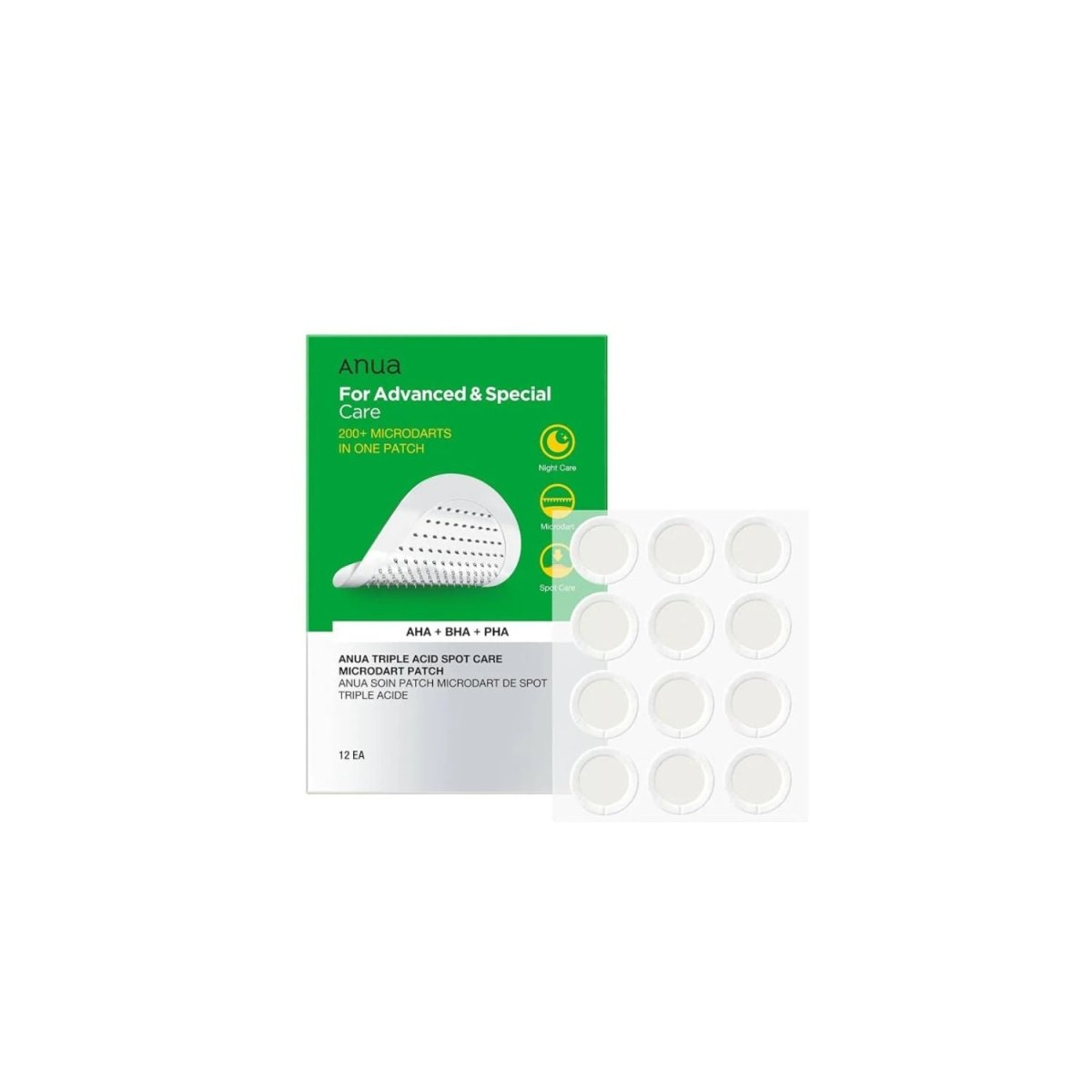 Triple Acid Spot Care Microdart Patch 12ea