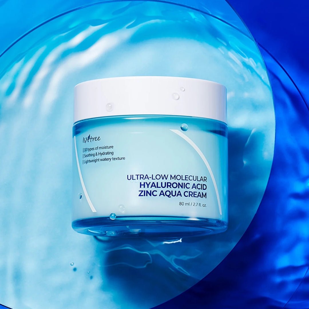 Isntree Ultra - Low Molecular Hyaluronic Acid Zinc Aqua Cream 80ml | La Cosmetique