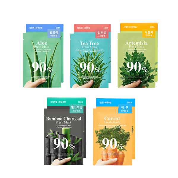 Bring Green Bring Green sheet mask 5-piece bundle - Shop K-Beauty in Australia