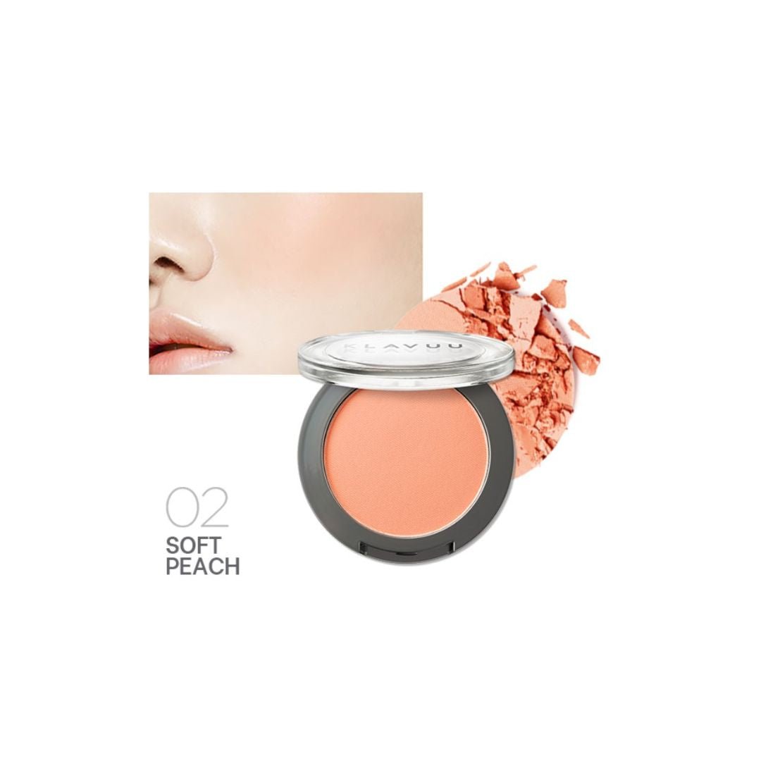 Klavuu Urban Pearlisation Natural Powder Blusher (5 Colours) | La Cosmetique