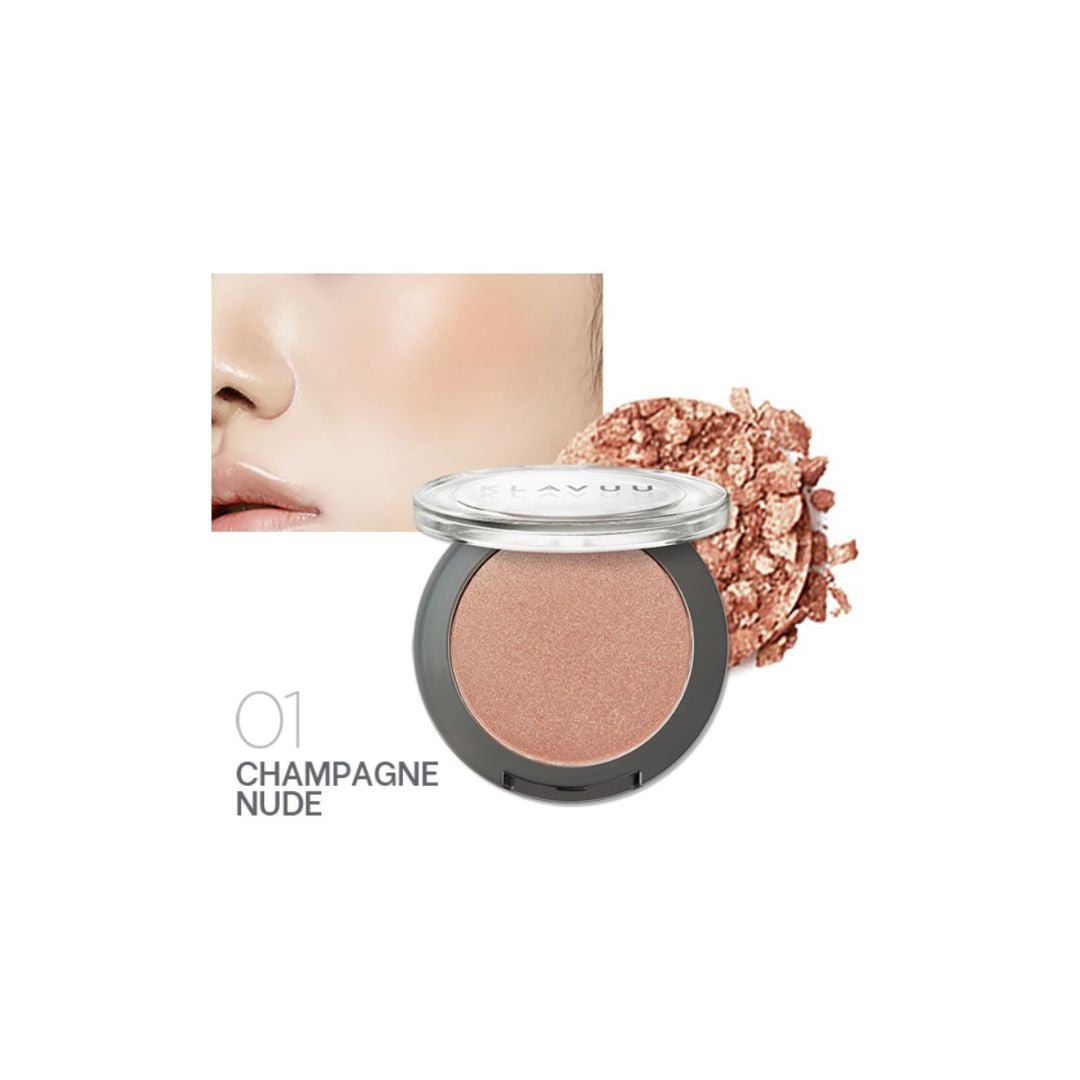 Klavuu Urban Pearlisation Natural Powder Blusher (5 Colours) | La Cosmetique